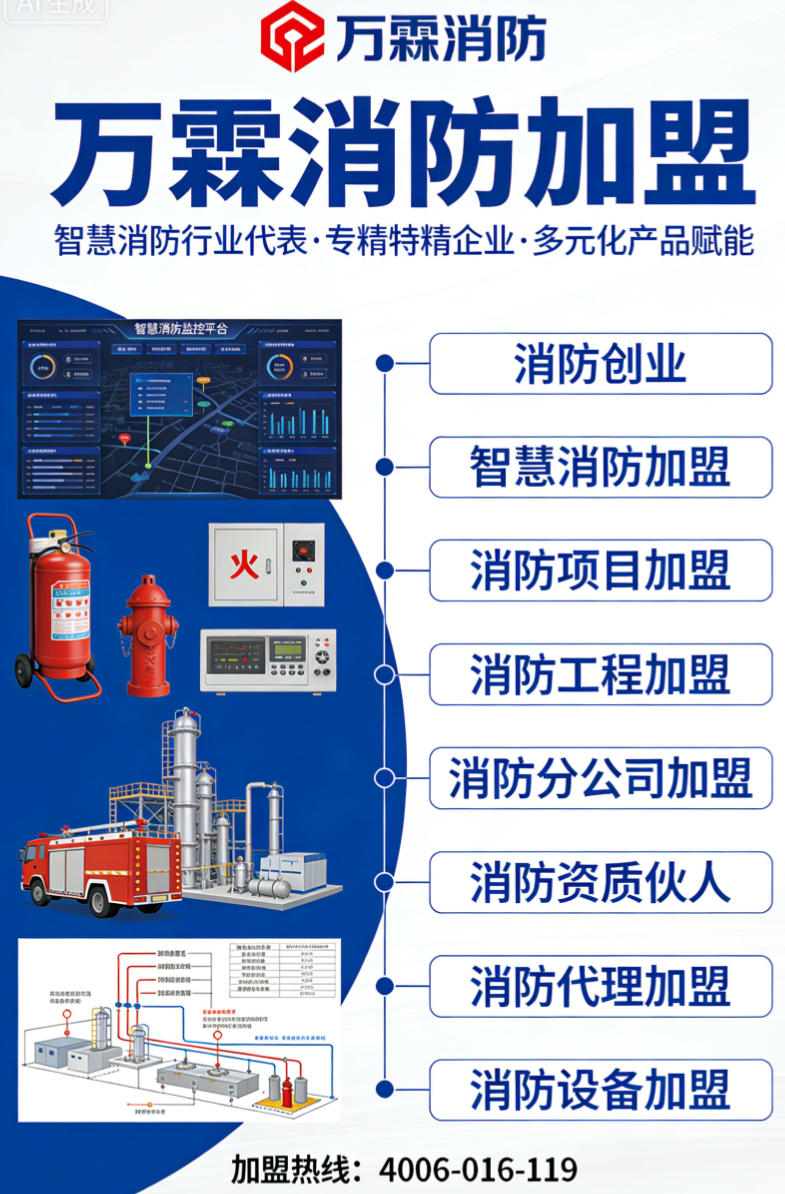 重庆建材家居城万霖消防加盟 建材家居城智慧消防加盟