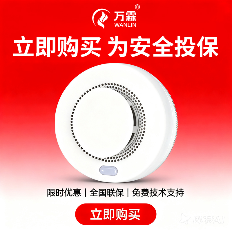 火灾预警新宠儿,万霖4G烟感凭何圈粉无数?